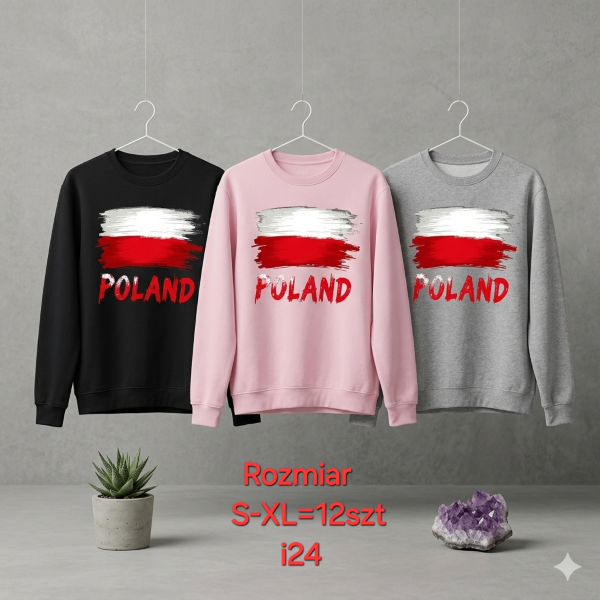 Bluzki damskie Roz S-XL, 1 Kolor Paczka 12 szt 1